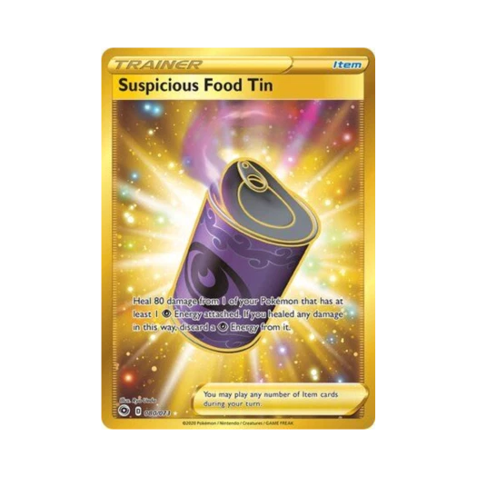 Pokemon TCG Suspicious Food Tin RS Champion's Path (English Ver.)