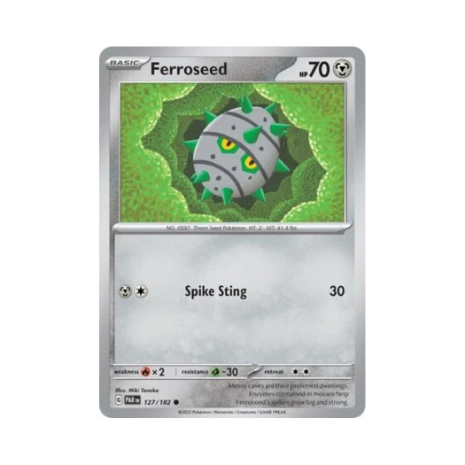 Pokemon TCG Ferroseed C Paradox Rift (English Ver.)