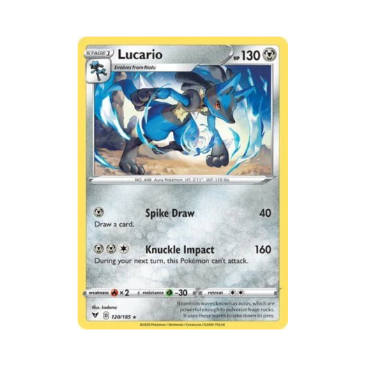 포켓몬 TCG 루카리오 R 비비드 볼티지 (영문판)