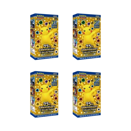 포켓몬 TCG 소드&실드 확장팩 25주년 기념 컬렉션 4박스 (총 64팩/한글판) 카드 이미지