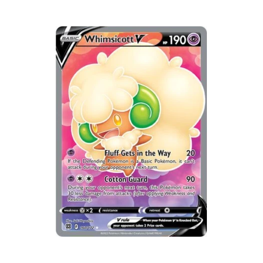 Pokemon TCG Whimsicott V RU Brilliant Stars (English Ver.)