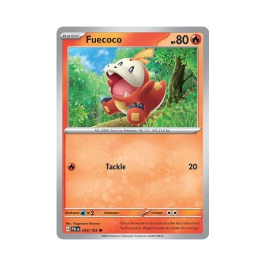 포켓몬 TCG 뜨아거 C 팔데아 이볼브드 (영문판) 카드 이미지