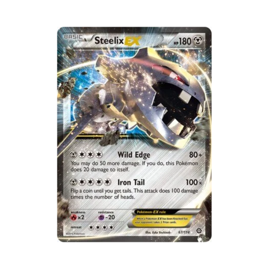 포켓몬 TCG 강철톤 EX RHE 스팀 시즈 (영문판)