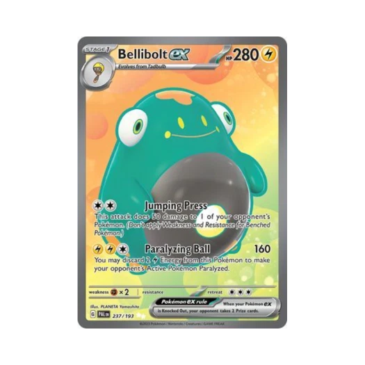 포켓몬 TCG 찌리배리 ex UR 팔데아 이볼브드 (영문판)