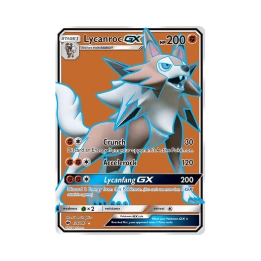 포켓몬 TCG 루가루암 GX RU 버닝 쉐도우 (영문판)