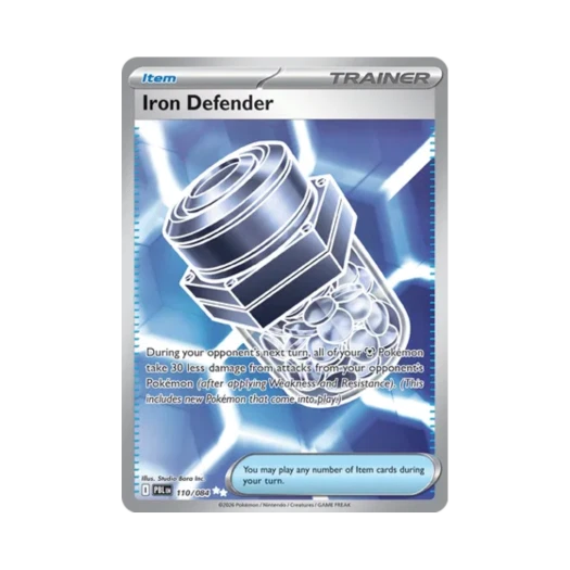 포켓몬 TCG 아이언 디펜드업 RR 피치 블랙 (영문판) 카드 이미지