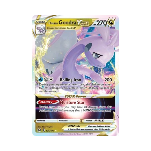 포켓몬 TCG 히스이 미끄래곤 VSTAR HRV 로스트 오리진 (영문판)