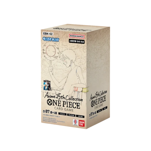 원피스 TCG EBK-02 엑스트라 부스터 팩 애니메이션 25주년 컬렉션 (24팩/한글판) 상품 이미지