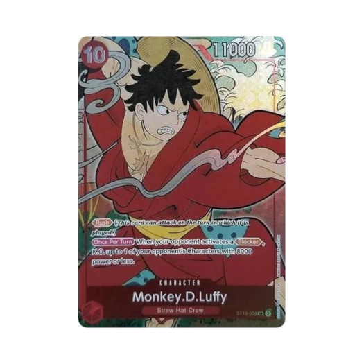 원피스 TCG 몽키 D. 루피 SR ST10-006 1주년 기념 세트 (영문판) 카드 이미지