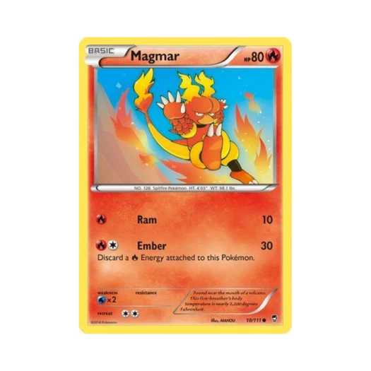 Pokemon TCG Magmar C Furious Fists (English Ver.)