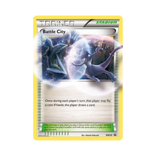 포켓몬 TCG 배틀시티 P 블랙 & 화이트 프로모카드 (영문판)