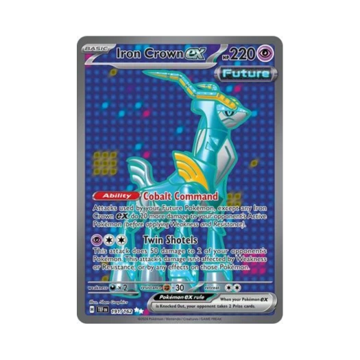포켓몬 TCG 무쇠감투 ex UR 템포럴 포시스 (영문판)