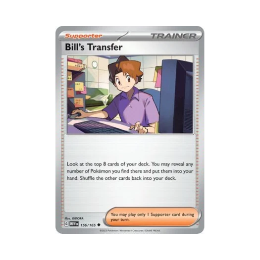 Pokemon TCG Bill's Transfer U Scarlet & Violet 151 (English Ver.)