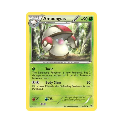 Pokemon TCG Amoonguss U Noble Victories (English Ver.)