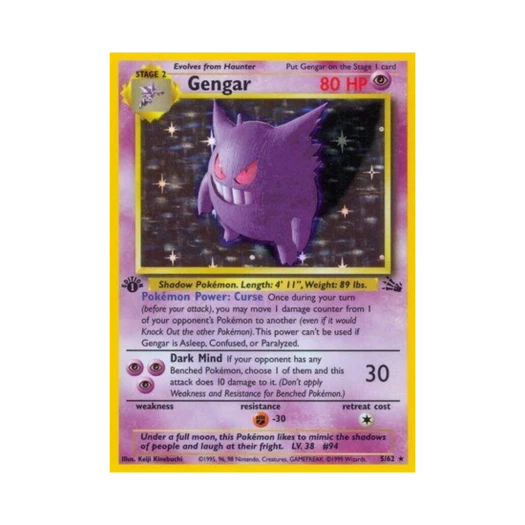 포켓몬 TCG 팬텀 RH 포실 (영문판)