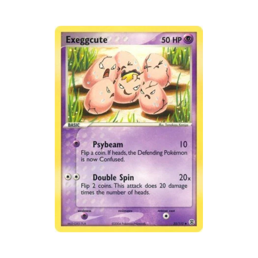 Pokemon TCG Exeggcute U EX FireRed & LeafGreen (English Ver.)