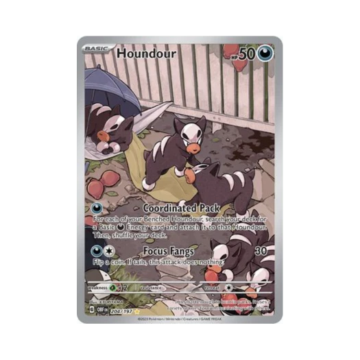포켓몬 TCG 델빌 IR 옵시디언 플레임즈 (영문판)
