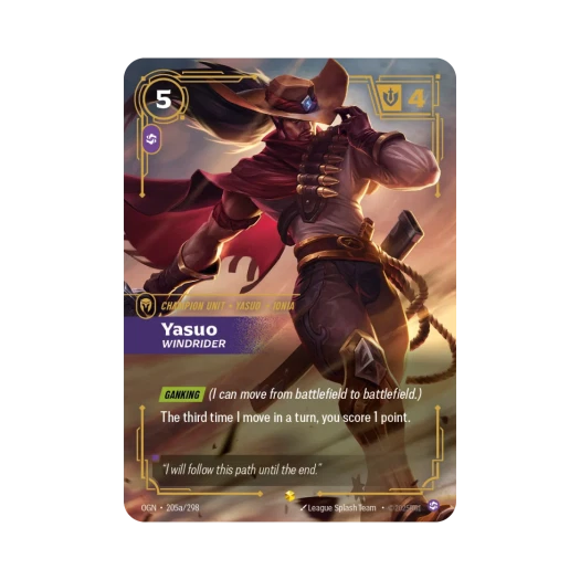 Riftbound Yasuo S AA Foil Origins (English Ver.)