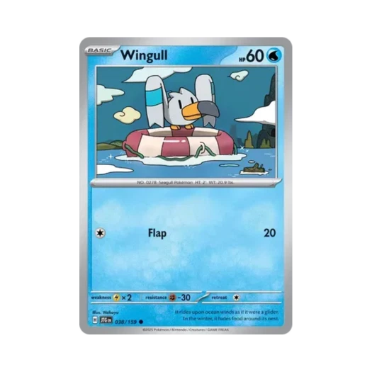 Pokemon TCG Wingull C Journey Together (English Ver.)