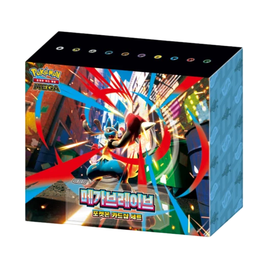 포켓몬 TCG 메가 확장팩 메가브레이브 포켓몬 카드샵 세트 박스 (한글판) 카드 이미지