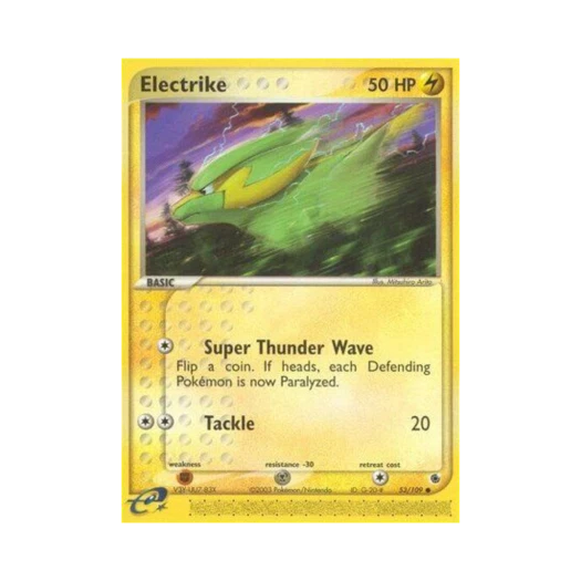 Pokemon TCG Electrike C EX Ruby & Sapphire (English Ver.)