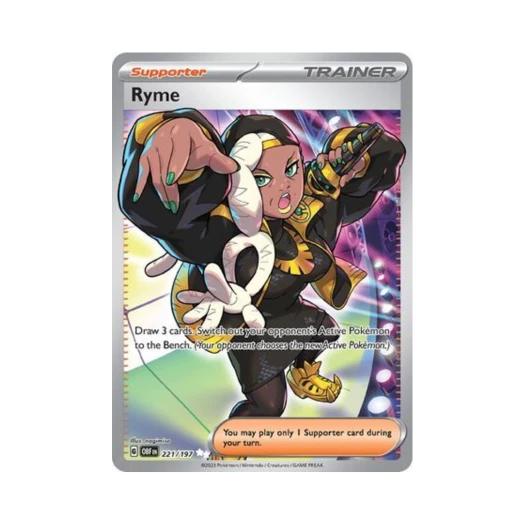 포켓몬 TCG 라임 UR 옵시디언 플레임즈 (영문판)