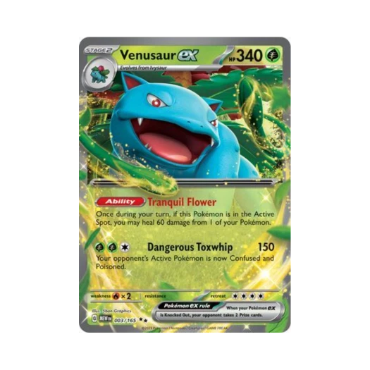 Pokemon TCG Venusaur ex DR Scarlet & Violet 151 (English Ver.)