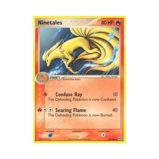 Pokemon TCG Ninetales U EX Emerald (English Ver.)