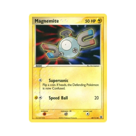Pokemon TCG Magnemite C EX FireRed & LeafGreen (English Ver.)