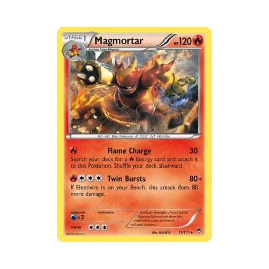 포켓몬 TCG 마그마번 R 퓨리어스 피스트 (영문판)