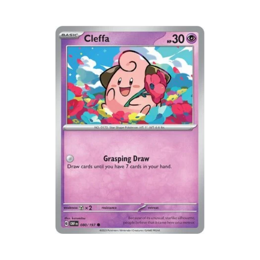 Pokemon TCG Cleffa C Obsidian Flames (English Ver.)