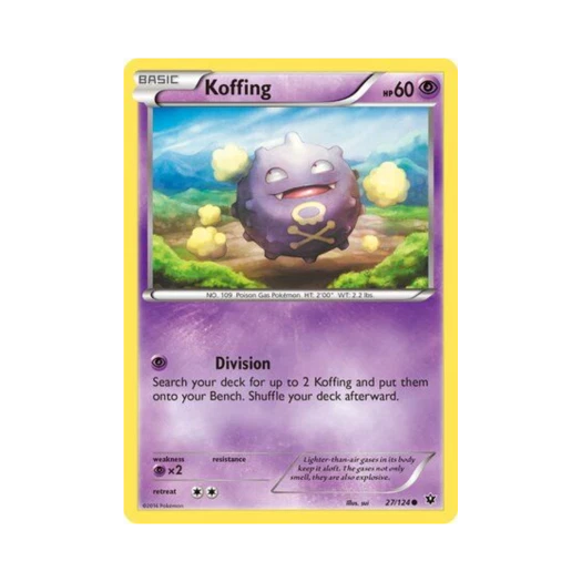 Pokemon TCG Koffing C Fates Collide (English Ver.)