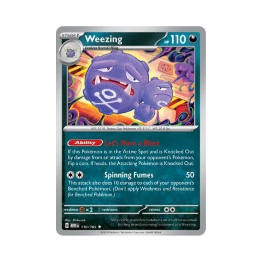 Pokemon TCG Weezing R Scarlet & Violet 151 (English Ver.)
