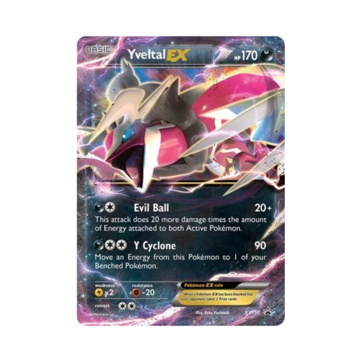 포켓몬 TCG 이벨타르 EX P XY 프로모 카드 (영문판)
