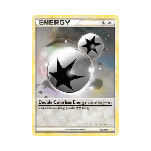 포켓몬 TCG 더블 무색 에너지 U 하트골드 & 소울실버 (영문판)