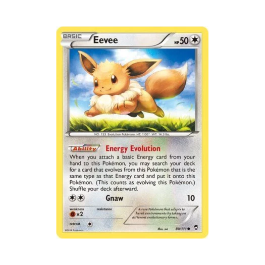 Pokemon TCG Eevee C Furious Fists (English Ver.)