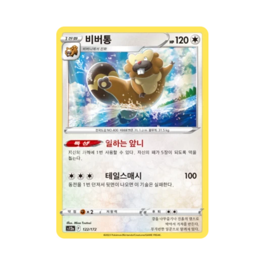 포켓몬 TCG 비버통 R VSTAR 유니버스 (한글판)