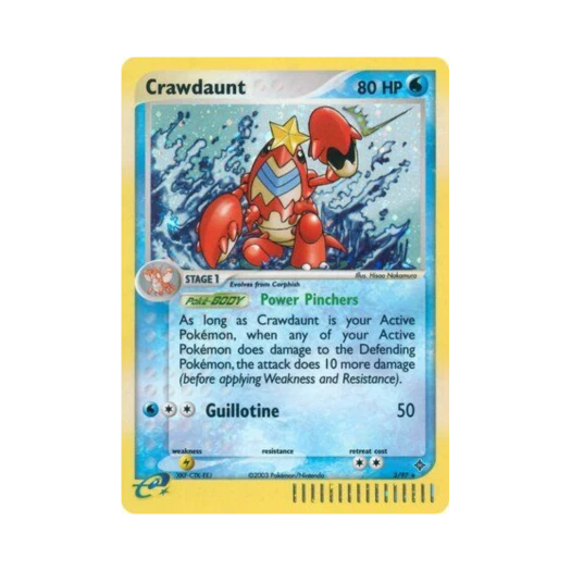 포켓몬 TCG 가재장군 RH EX 드래곤 (영문판)