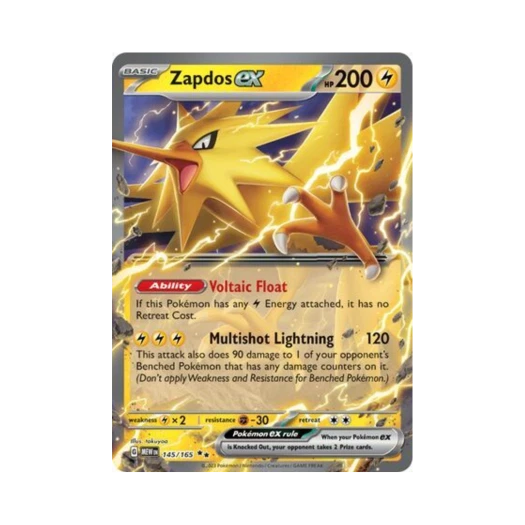 Pokemon TCG Zapdos ex DR Scarlet & Violet 151 (English Ver.)