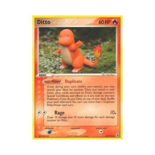 포켓몬 TCG 메타몽 U EX 델타 스페이시스 (영문판)