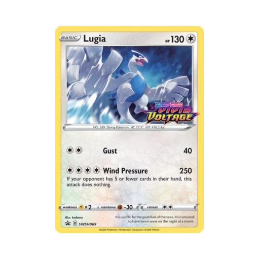포켓몬 TCG 루기아 P 소드 & 실드 프로모카드 (영문판)