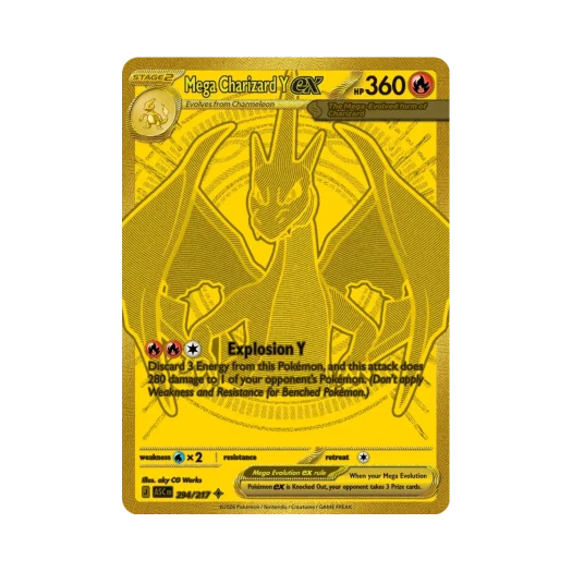포켓몬 TCG 메가 리자몽 Y ex MHR 메가 에볼루션 어센드 히어로즈 (영문판)