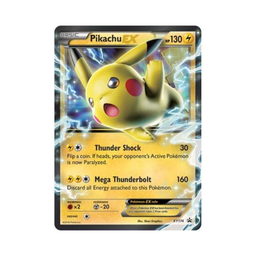 Pokemon TCG Pikachu EX Jumbo P XY Promos (English Ver.)
