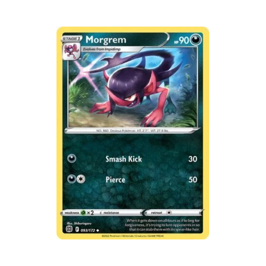 Pokemon TCG Morgrem U Brilliant Stars (English Ver.)