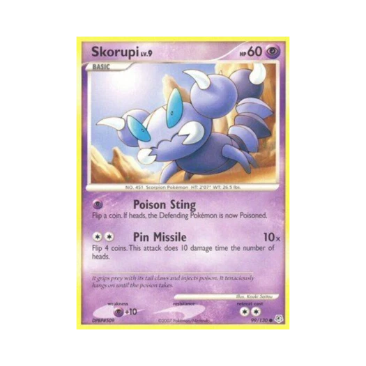 포켓몬 TCG 스콜피 C 다이아몬드 & 펄 (영문판)