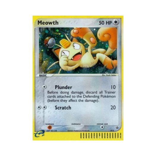 포켓몬 TCG 나옹 P 닌텐도 프로모카드 (영문판)