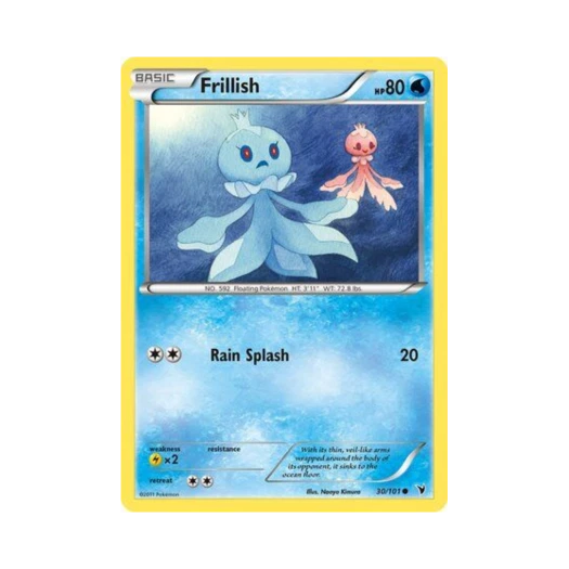 Pokemon TCG Frillish C Noble Victories (English Ver.)