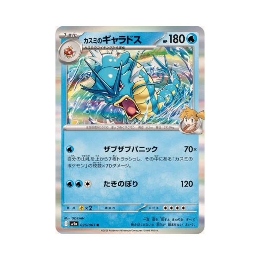 포켓몬 TCG 이슬의 갸라도스 R 열풍의 아레나 (일어판)