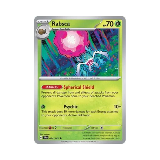 Pokemon TCG Rabsca U Temporal Forces (English Ver.)