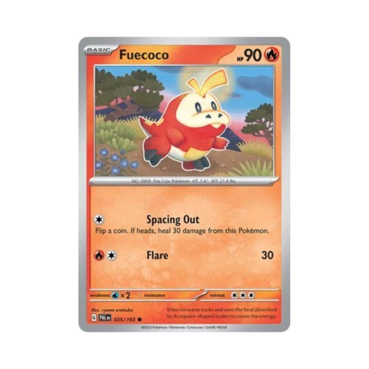 포켓몬 TCG 뜨아거 C 팔데아 이볼브드 (영문판)